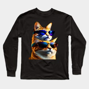 cat miaw Long Sleeve T-Shirt